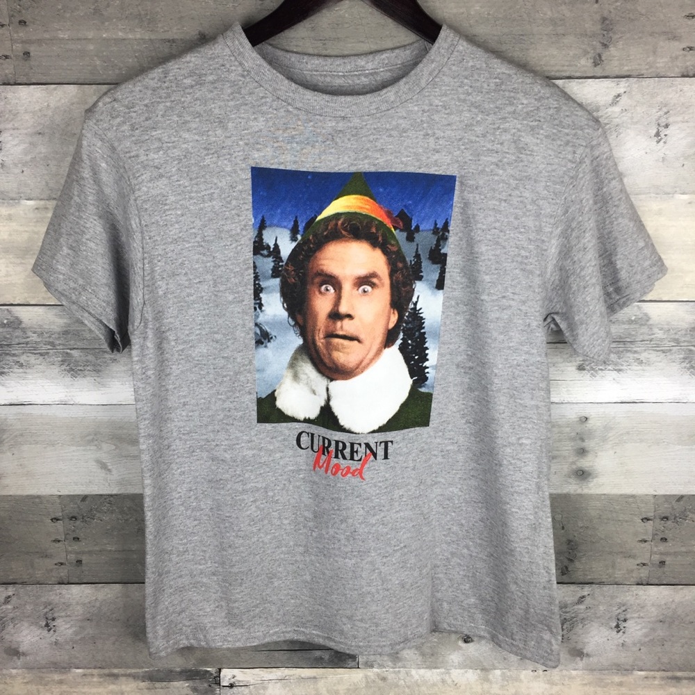 ELF Boy’s M Current Mood Graphic Tee Christmas